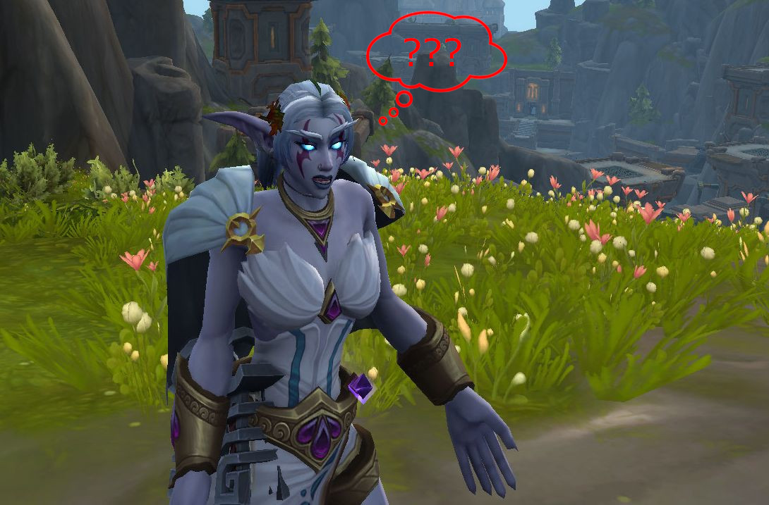WoW: Nachtelfe fragt sich etwas