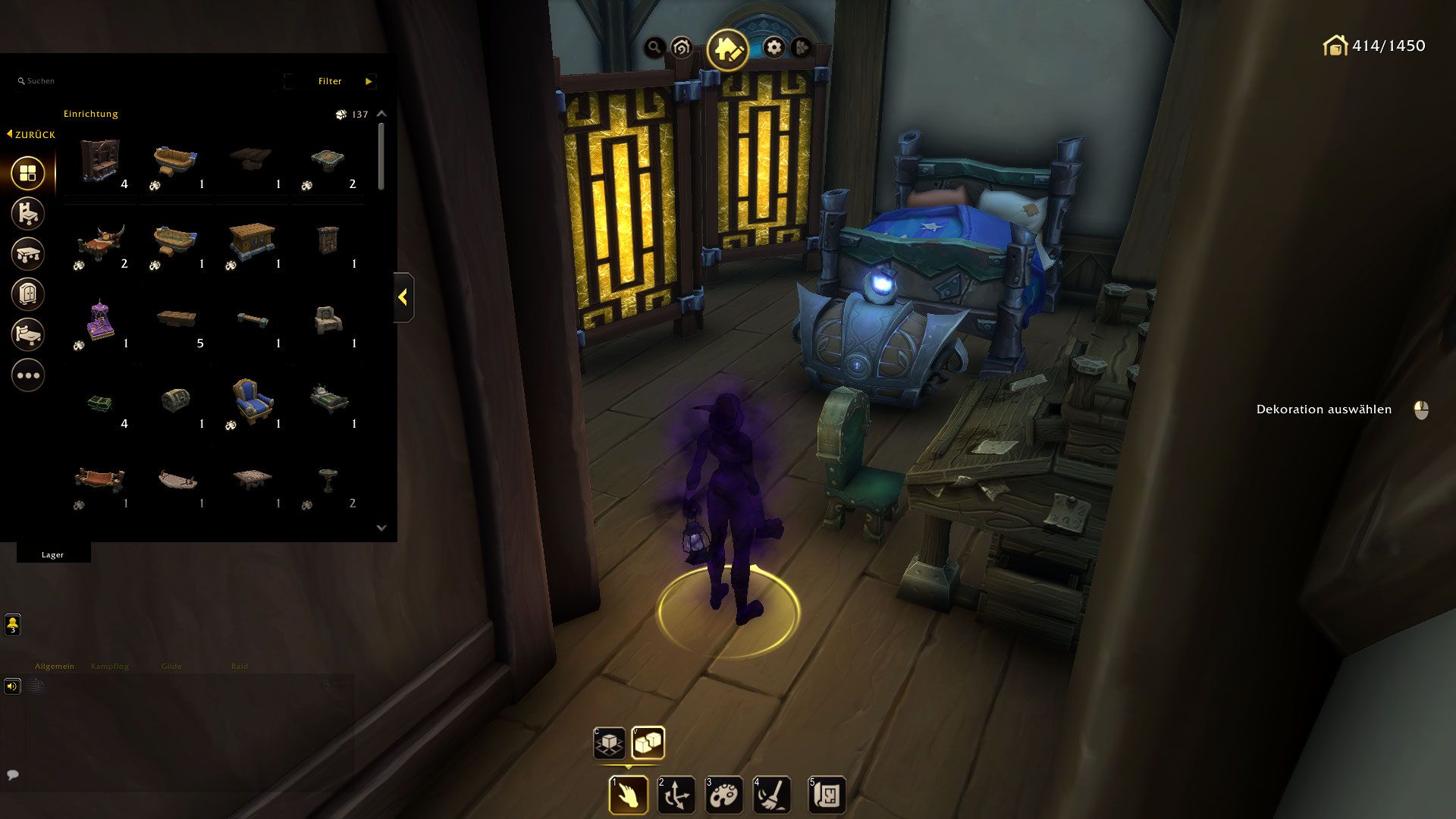 World of Warcraft - Screenshot Housing Dekorationen Fenster